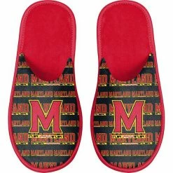 Outlet ❤️ Unbranded Men's FOCO Maryland Terrapins Scuff Logo Slide Slippers 🧨