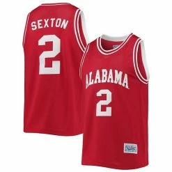 Best Pirce ❤️ Unbranded Men's Original Retro Brand Collin Sexton Crimson Alabama Crimson Tide Commemorative Classic 🏀 Basketball Jersey 👍