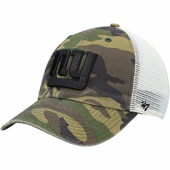 Budget ๐ Unbranded Men's '47 Camo New York Giants Branson Clean Up Trucker Hat ๐ฏ - Image 2
