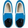 Promo ✔️ Unbranded Men's FOCO Carolina Panthers Colorblock Moccasin Slippers ❤️