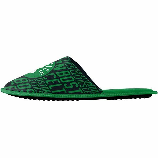Budget 😍 Unbranded Youth FOCO Boston Celtics Scuff Wordmark Slide Slippers ⌛ - Image 3