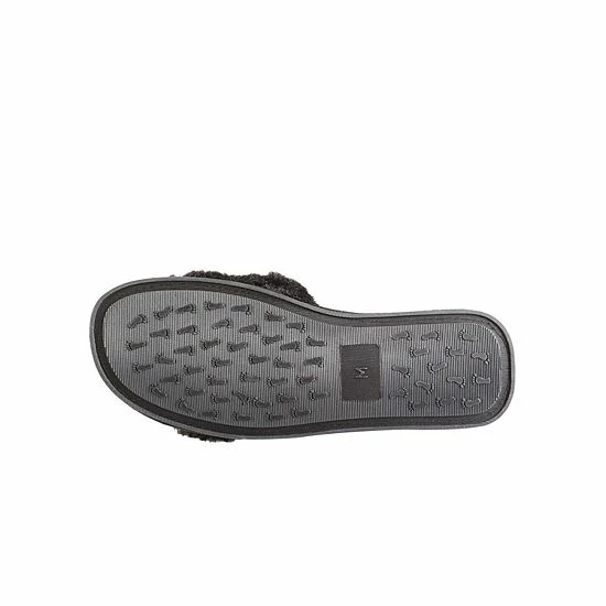 Brand new ๐ Unbranded ๐ฉ Women's FOCO Black Cleveland Browns Rhinestone Fuzzy Slippers ๐ - Image 4