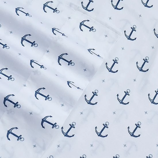 Coupon 👍 Unbranded Coastal Sheet Set Arctic Ice ❤️ - Image 5