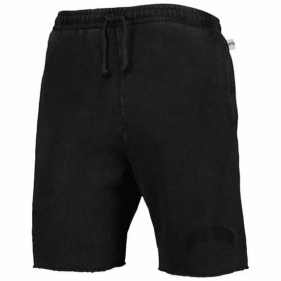 Hot Sale ⭐ Unbranded Men's Mitchell & Ness Black New York Knicks French Terry Tonal Fleece Shorts 😀 - Image 3