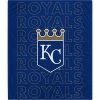 Discount 🌟 Unbranded Kansas City Royals 60" X 70" Echo Wordmark Plush Blanket 🔔