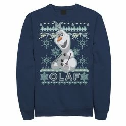 Outlet 🔔 Unbranded Men's Disney's Frozen Olaf Ugly 🎅 Christmas Sweater Fleece 🎉