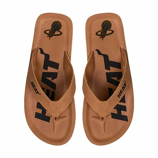 Best Sale ๐ Unbranded Men's FOCO Miami Heat Color Pop Flip-Flop ๐ฉด Sandals โญ - Image 3