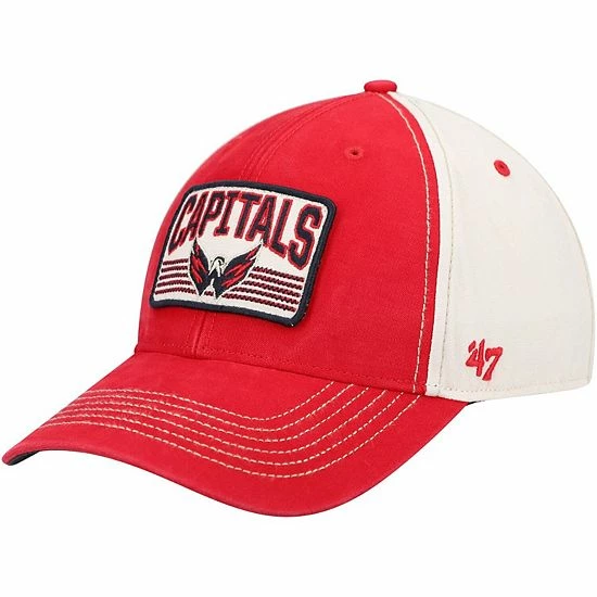 Budget ๐ Unbranded Men's '47 Red Washington Capitals Shaw MVP Adjustable Hat ๐ - Image 2