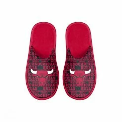 Cheapest 😀 Unbranded Youth FOCO Chicago Bulls Scuff Wordmark Slide Slippers 🔥