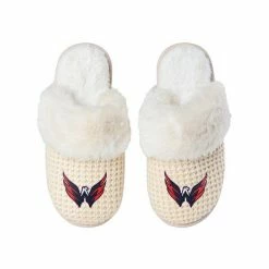 Wholesale 🤩 Unbranded 👩 Women's FOCO Washington Capitals Open Back Slippers 🔥