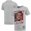 Coupon 👏 Unbranded Youth Mitchell & Ness Chris Webber Heathered Gray Washington Bullets Hardwood Classics King Of The Court Player T-Shirt ✔️