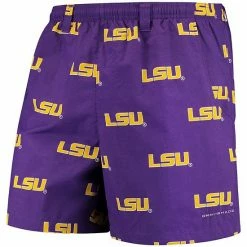 Outlet 😉 Unbranded Men's Columbia Purple LSU Tigers PFG Backcast II Omni-Shade Hybrid Shorts 😉