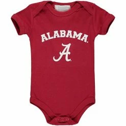 Best Sale 😀 Unbranded Infant Crimson Alabama Crimson Tide Arch Logo Bodysuit 🛒