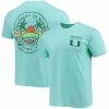 Best Sale 🌟 Unbranded Men's Mint Miami Hurricanes Circle Scene Comfort Colors T-Shirt ⌛