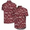 Best Sale 👍 Unbranded Men's Reyn Spooner Maroon Mississippi State Bulldogs Performance Button-Down 👕 Shirt 🛒