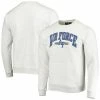 Promo 🤩 Unbranded Men's League Collegiate Wear Heathered Gray Air Force Falcons Upperclassman Pocket Pullover Sweatshirt 🌟