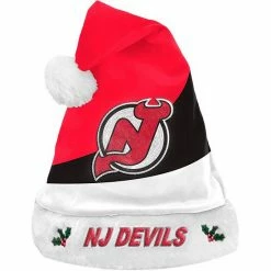 Best reviews of 👍 Unbranded FOCO New Jersey Devils Colorblock Santa Hat ✨
