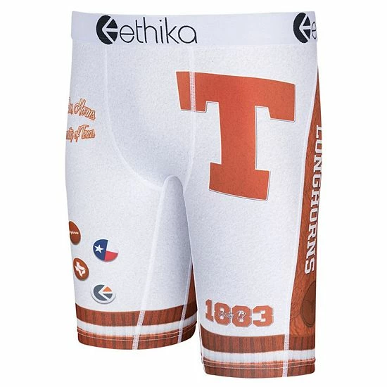 Deals 🧨 Unbranded Men's Ethika White Texas Longhorns Schoolin' Boxers Briefs 🔥 - Image 3