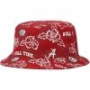 Promo 😉 Unbranded Men's Reyn Spooner Crimson Alabama Crimson Tide Floral Bucket Hat 👍