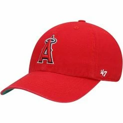 Flash Sale 🔥 Unbranded Men's '47 Red Los Angeles Angels Team Franchise Fitted Hat 👏