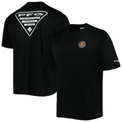 Best deal 🌟 Unbranded Men's Columbia Black Atlanta United FC Terminal Tackle Omni-Shade T-Shirt 🥰