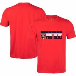 Best reviews of ⭐ Unbranded Men's Levelwear Red Florida Panthers Richmond Wordmark T-Shirt 🌟