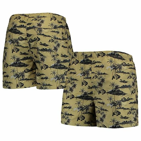 Top 10 ๐ Unbranded Men's FOCO Gold Colorado Buffaloes Island Palm Swim Trunks ๐