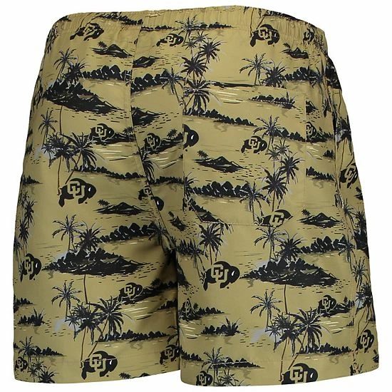 Top 10 ๐ Unbranded Men's FOCO Gold Colorado Buffaloes Island Palm Swim Trunks ๐ - Image 4