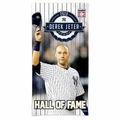Promo 🥰 Unbranded WinCraft Derek Jeter New York Yankees 2020 Hall Of Fame 30'' X 60'' Spectra Beach Towel 🎁