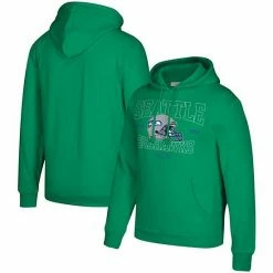 Best deal 😉 Unbranded Men's Mitchell & Ness Green Seattle Seahawks Classic Helmet Pullover Hoodie 🤩