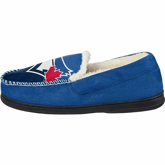 Best reviews of 🎉 Unbranded Men's FOCO Toronto Blue Jays Colorblock Moccasin Slippers 🎉 - Image 3