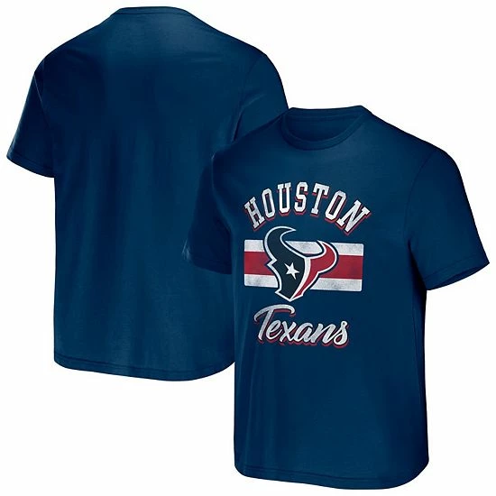 Promo โญ Unbranded Men's NFL X Darius Rucker Collection By Fanatics Navy Houston Texans Stripe T-Shirt ๐ - Image 2