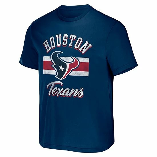 Promo โญ Unbranded Men's NFL X Darius Rucker Collection By Fanatics Navy Houston Texans Stripe T-Shirt ๐ - Image 3