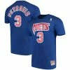 Flash Sale 🥰 Unbranded Men's Mitchell & Ness Drazen Petrovic Royal Brooklyn Nets Hardwood Classics Name & Number Player T-Shirt 🛒