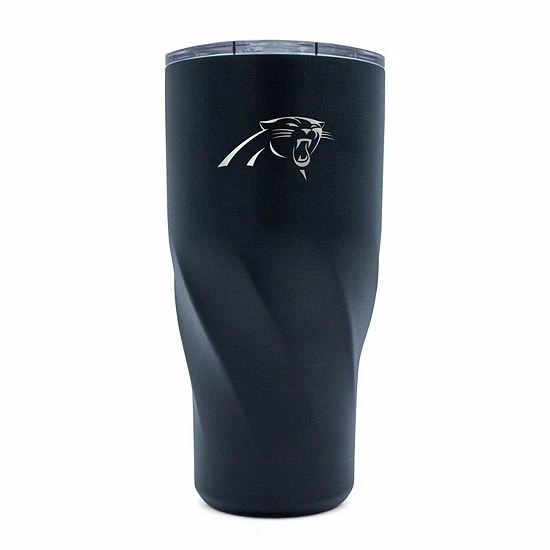 New ❤️ Unbranded WinCraft Carolina Panthers 30oz. Morgan Stainless Steel Tumbler ✨