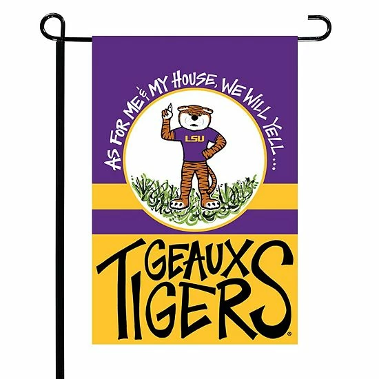 Hot Sale 👏 Unbranded LSU Tigers 12" X 18" Mascot Double-Sided Garden Flag 🎁 - Image 2