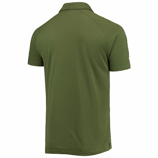 Best Sale 😀 Unbranded Men's Levelwear Olive New York Yankees Delta Sector Raglan Polo 🎁 - Image 4