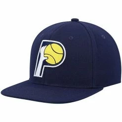 Deals 😍 Unbranded Men's Mitchell & Ness Navy Indiana Pacers Hardwood Classics Team Ground 2.0 Snapback Hat 😉