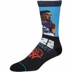 Deals 😀 Unbranded Men's Stance Donovan Mitchell Utah Jazz Graded Player Crew 🧦 Socks 😉