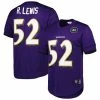 Hot Sale 🌟 Unbranded Men's Mitchell & Ness Ray Lewis Purple Baltimore Ravens Retired Player Name & Number Mesh Top ❤️