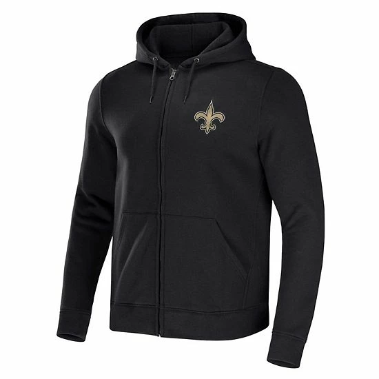 Top 10 👍 Unbranded Men's NFL X Darius Rucker Collection By Fanatics Black New Orleans Saints Rocker Full-Zip Hoodie ⭐ - Image 3