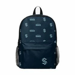Brand new 🌟 Unbranded FOCO Seattle Kraken Repeat Logo 🎒 Backpack 🔥