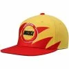 Discount 👏 Unbranded Men's Mitchell & Ness Gold/Red Houston Rockets Hardwood Classics Sharktooth Snapback Hat 🛒