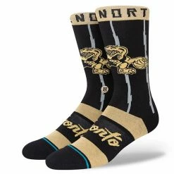 Buy 😉 Unbranded Men's Stance Black Toronto Raptors 2021/22 City Edition Crew 🧦 Socks ⌛