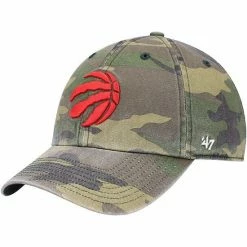 Cheap 🌟 Unbranded Men's '47 Camo Toronto Raptors Clean Up Adjustable Hat ✔️
