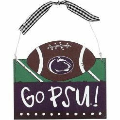 Brand new 🧨 Unbranded Penn State Nittany Lions Logo Football Ornament ✨