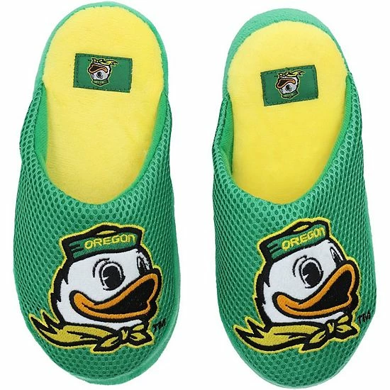 Flash Sale ✨ Unbranded Youth FOCO Oregon Ducks Big Logo Colorblock Mesh Slippers 🤩