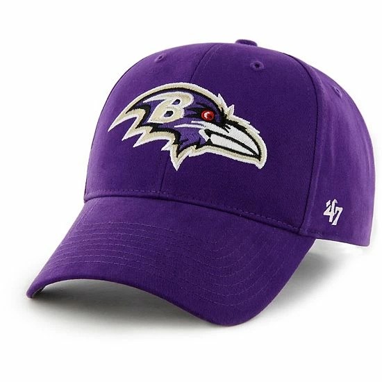 Best deal ✔️ Unbranded Preschool '47 Purple Baltimore Ravens Basic Team MVP Adjustable Hat 🎉 - Image 2