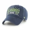 Best deal 🎁 Unbranded Men's '47 College Navy Seattle Seahawks Centerline MVP Adjustable Hat 🌟