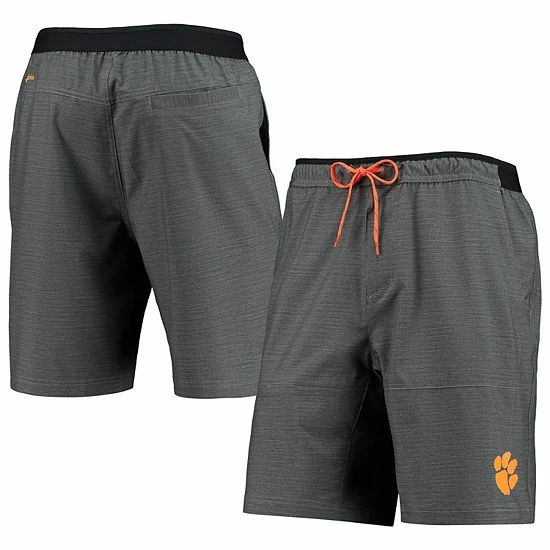Brand new ๐ฅ Unbranded Men's Columbia Heathered Gray Clemson Tigers Twisted Creek Omni-Shield Shorts ๐